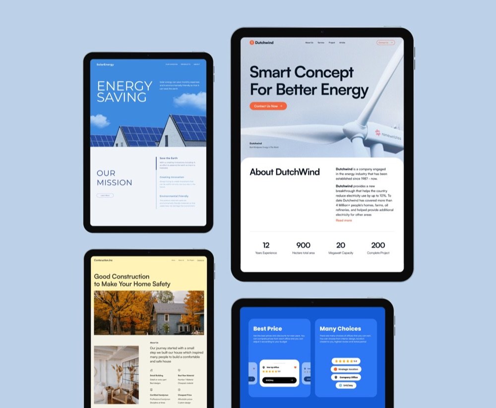 Directing Design Concept at Dribbble of Sunny Day to Generate Leads and Grow Des project cover