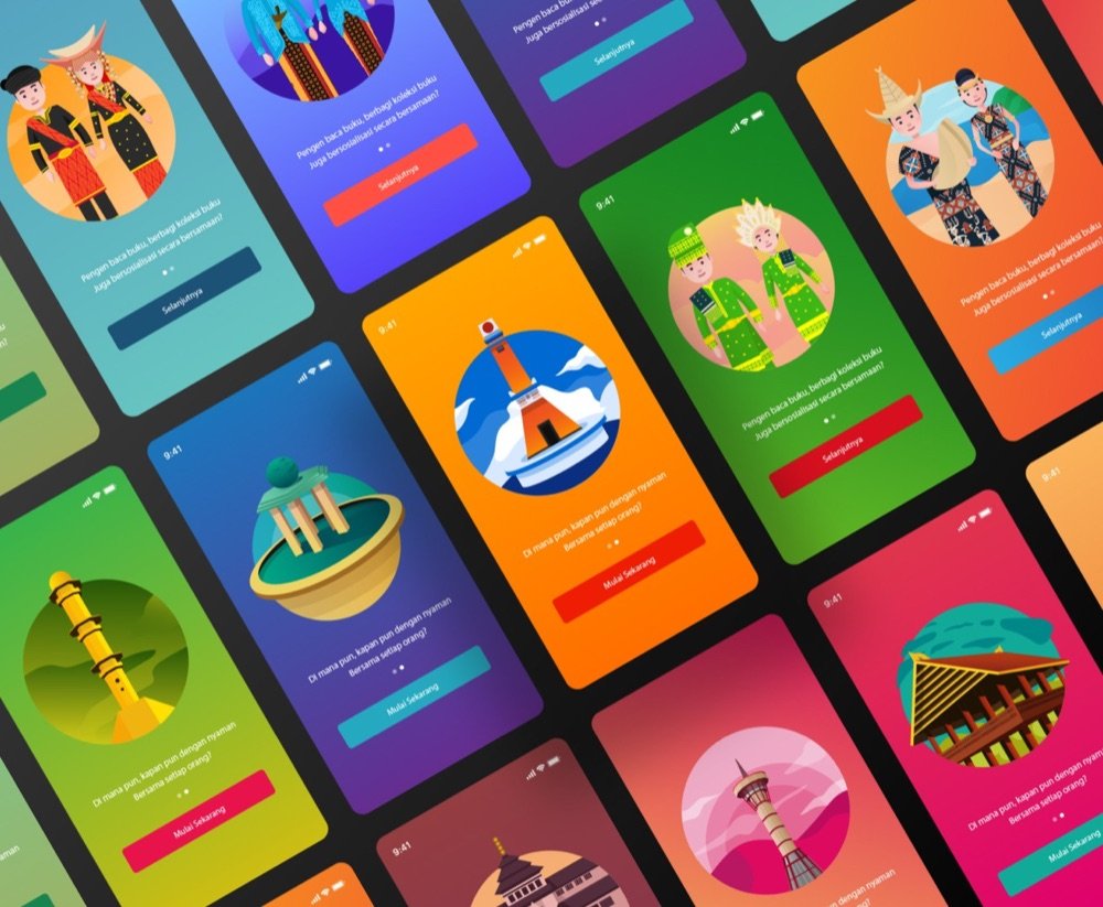 Creating Illustrations of Traditional Clothing and Iconic City Monuments for 20 project cover